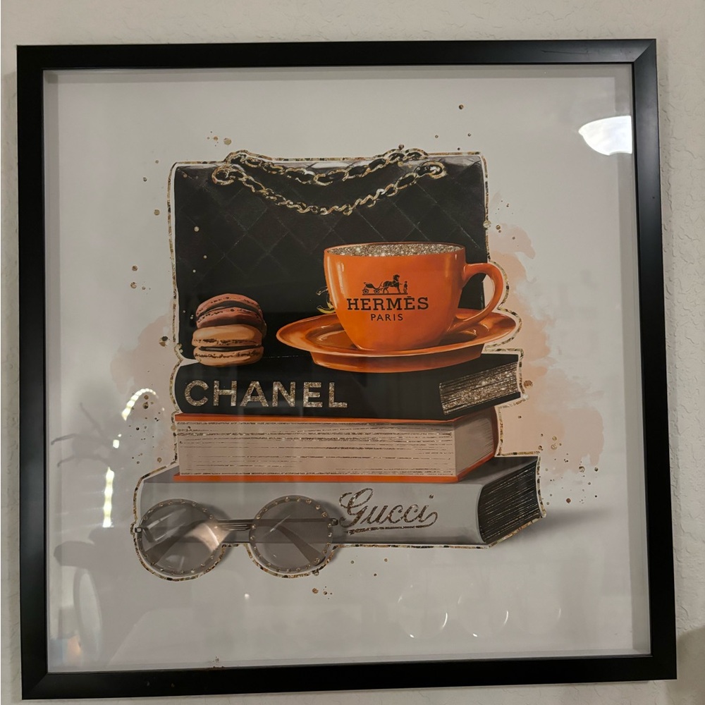 Luxury brand portrait probably 2.5x2.5 feet I need to measure it